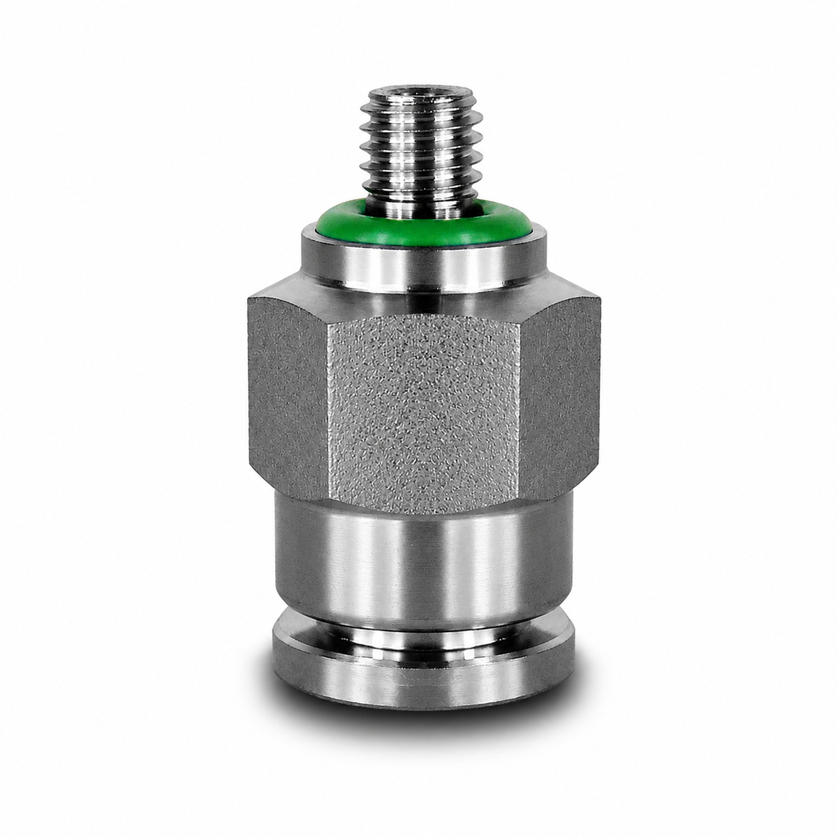 Rett innstikkskobling rustfritt stål 6 mm – 1/8" gjenge