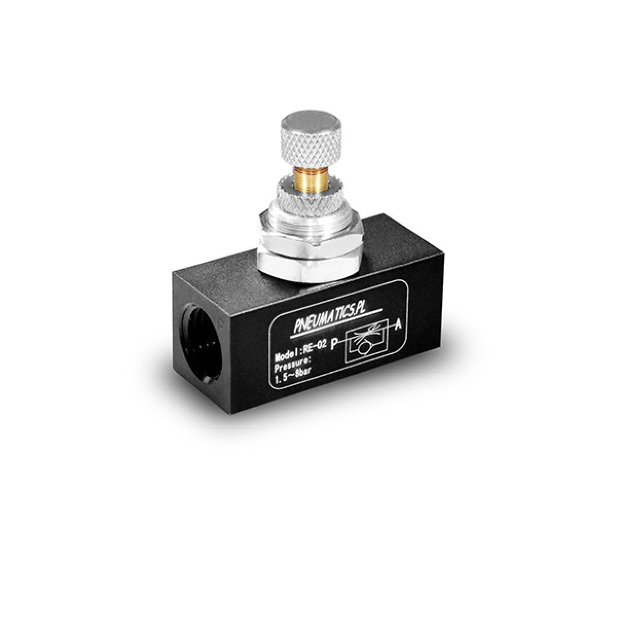 Enveis strøpningsventil 1/4" RE02