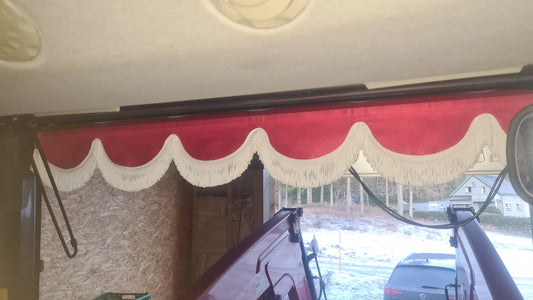 Frontkappe i Stoff til traktor 110 cm- Klar til sending.