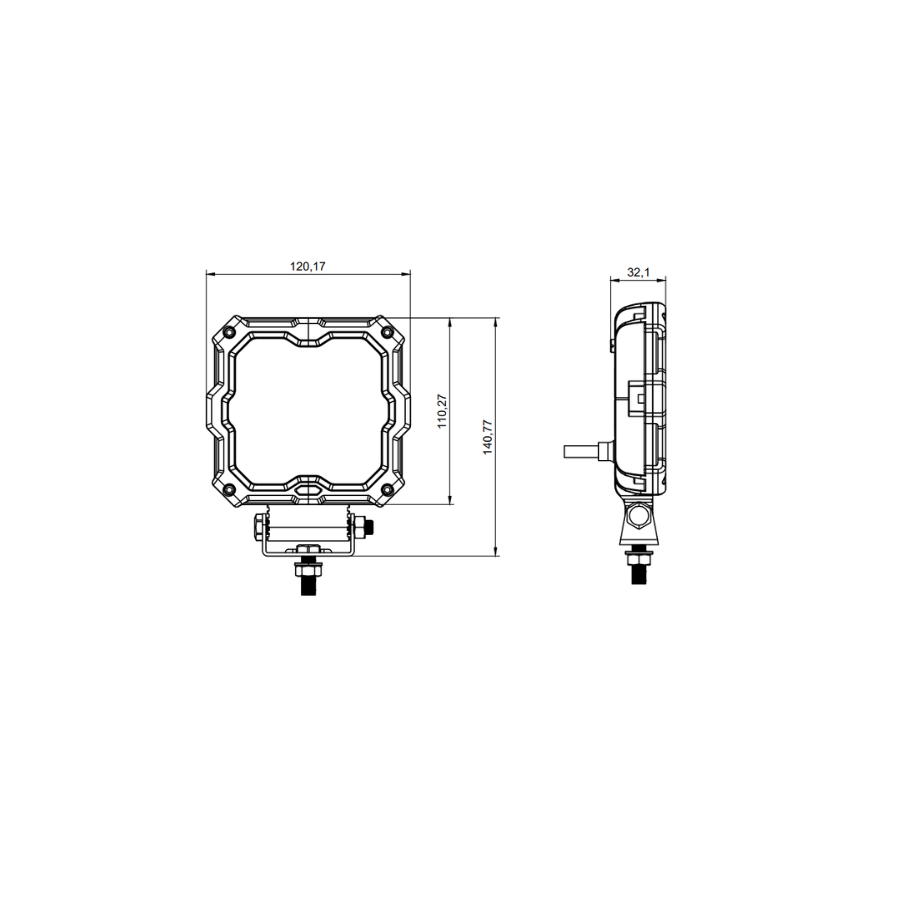 X-SPIDER 2, LED arbeidslys, KAMAR - L0195