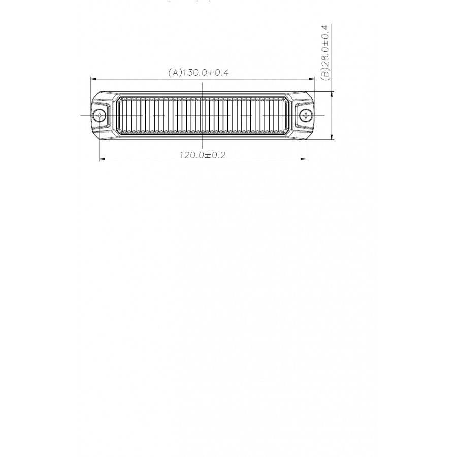 LED-strobelys 7W gul, R10/R65 – KAMAR - LW0042