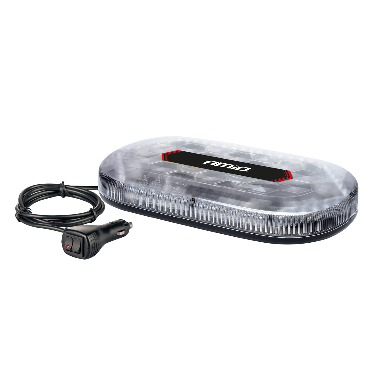 LED varsellysbjelke 33 cm med magnetfeste, R65- og R10-godkjent, 12–24 V, AMIO-03336
