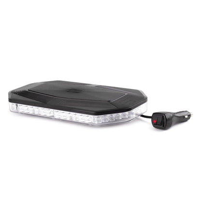LED varsellysbjelke WLB78 med magnetfeste, 293 × 171 mm, R65- og R10-godkjent, 48 LED, 12–24 V, IP56, AMIO-02920.