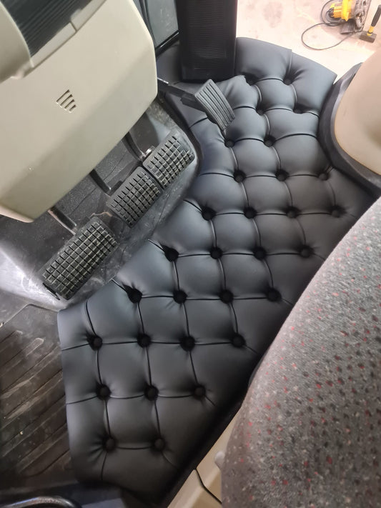 Gulvmatte med knapper.