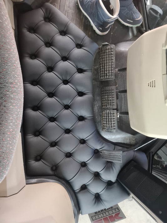 Gulvmatte med knapper