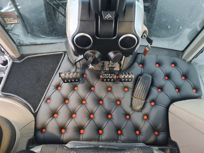 Gulvmatte med knapper.