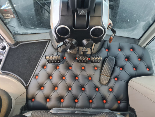 Gulvmatte med knapper.