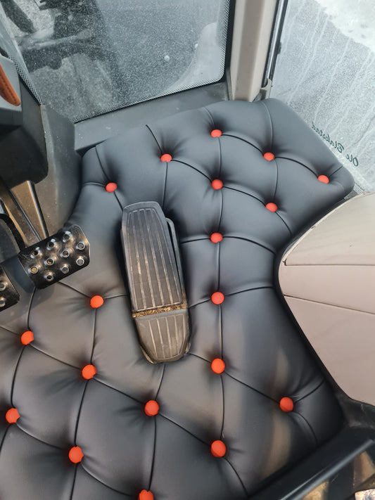 Gulvmatte med knapper.