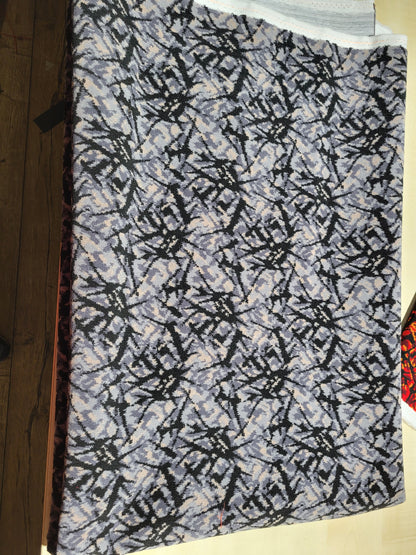 Bussplysj 200x140 cm grå