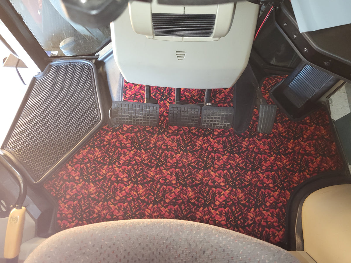 Gulvmatter med bussplysj