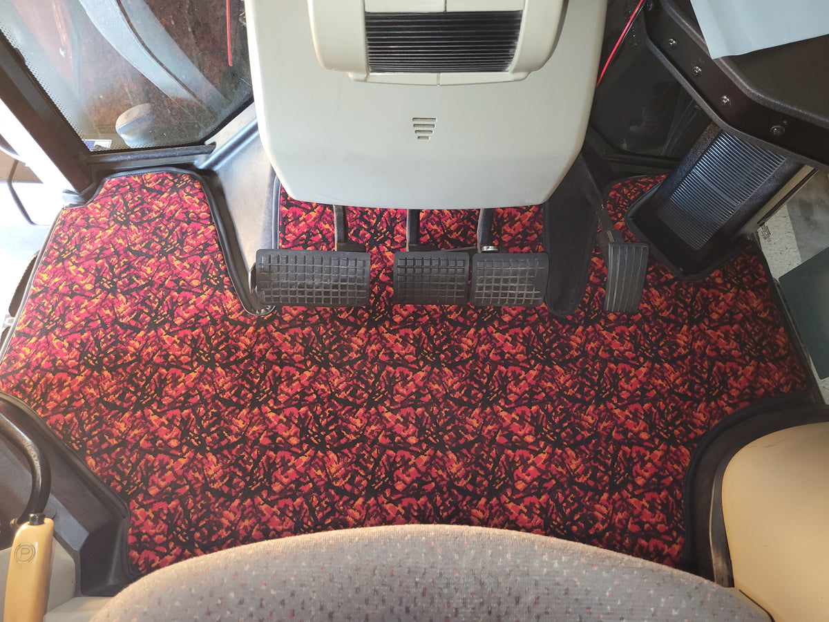 Gulvmatter med bussplysj