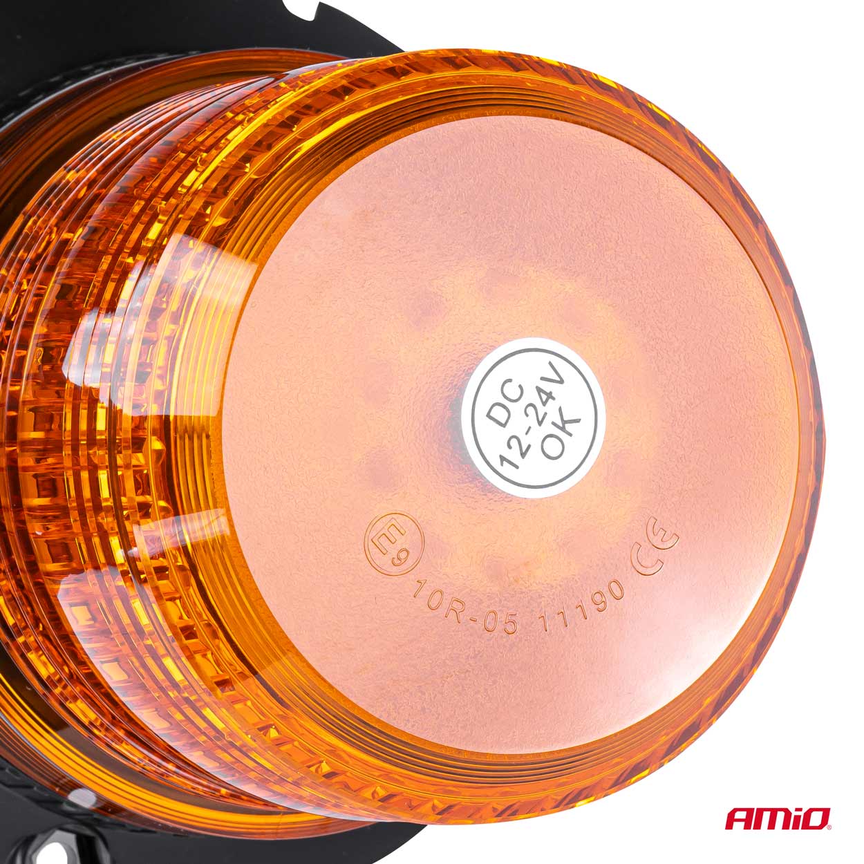 Varsellys 60 LED med magnetfeste, R10-godkjent, 12/24 V, AMIO-01503