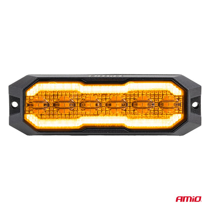 Varsellys med oransje markeringslys, LED, R65- og R148-godkjent, 12/24 V, AMIO-04860
