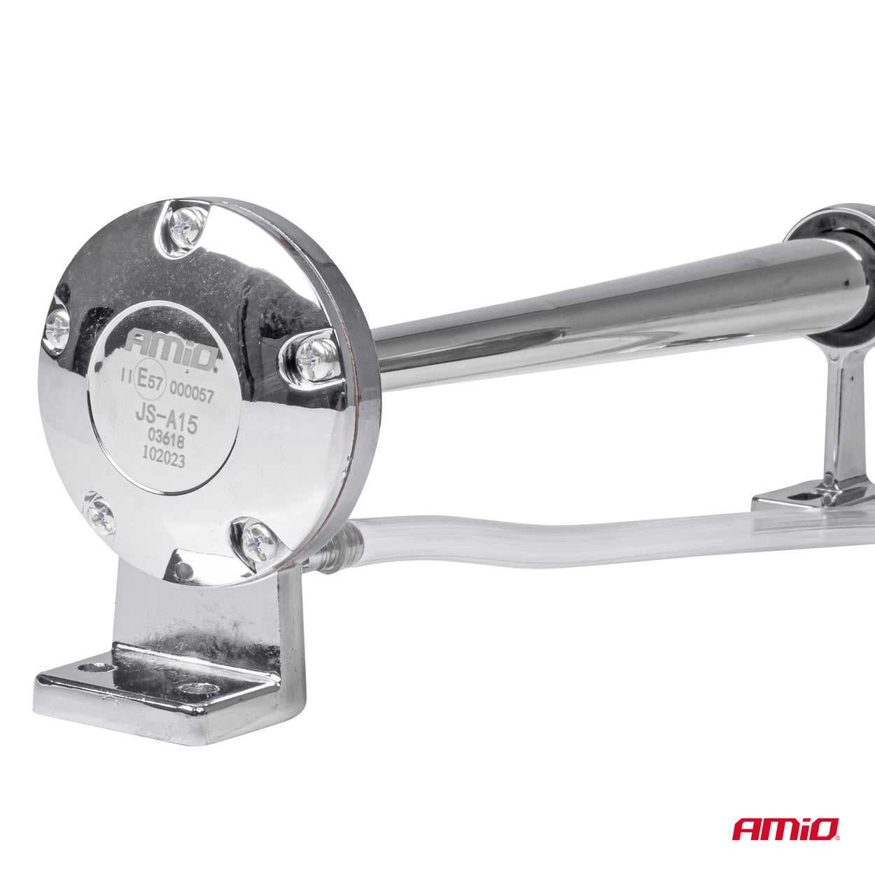 Lufthorn med kompressor, krom 12V AMIO-03618