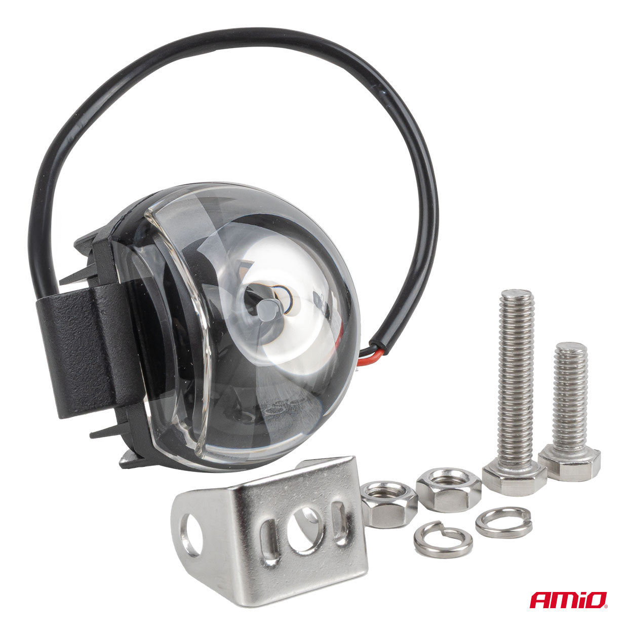 Sikkerhetslys " U-sikkerhetssone " rødt for gaffeltrucker, 10 W, 10–80 V, AMIO-04867