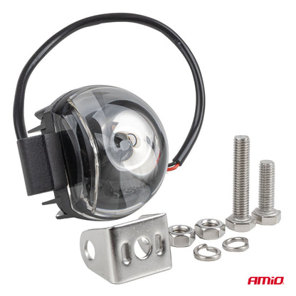 Sikkerhetslys " U-sikkerhetssone " rødt for gaffeltrucker, 10 W, 10–80 V, AMIO-04867