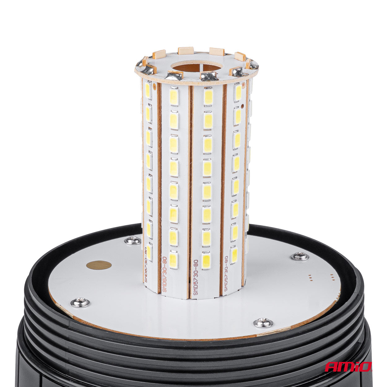 Varsellys 80 LED med magnetfeste, R10-godkjent, 12/24 V, AMIO-01502