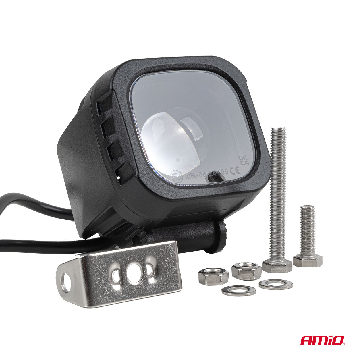 Sikkerhetslys "aktiv pil" blått for gaffeltrucker, 15 W, 10–80 V, AMIO-04866