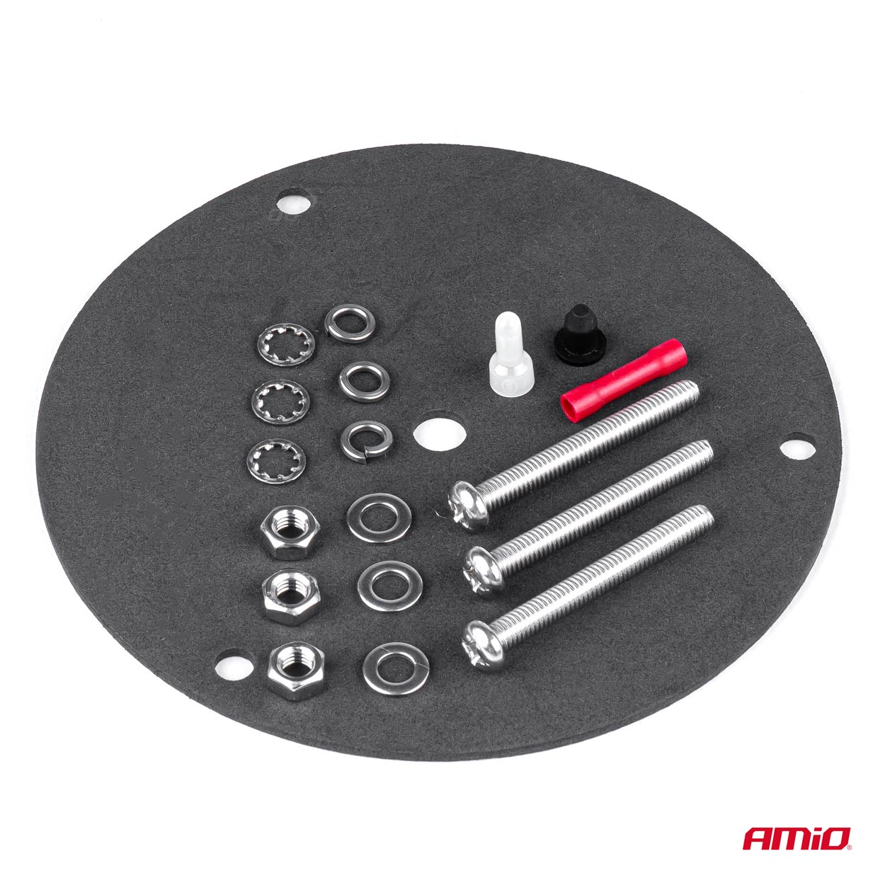 Varsellys 60 LED med magnetfeste, R10-godkjent, 12/24 V, AMIO-01503
