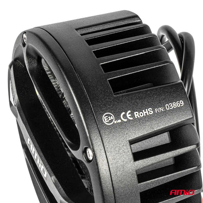 Arbeidslys LED PRO reflektor med ECE R149-godkjenning, 3600 lm, 12V/24V, AMIO-03869