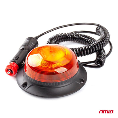 Varsellys mini 18 LED med magnetfeste, lav, R65- og R10-godkjent, 12/24 V, AMIO-02925