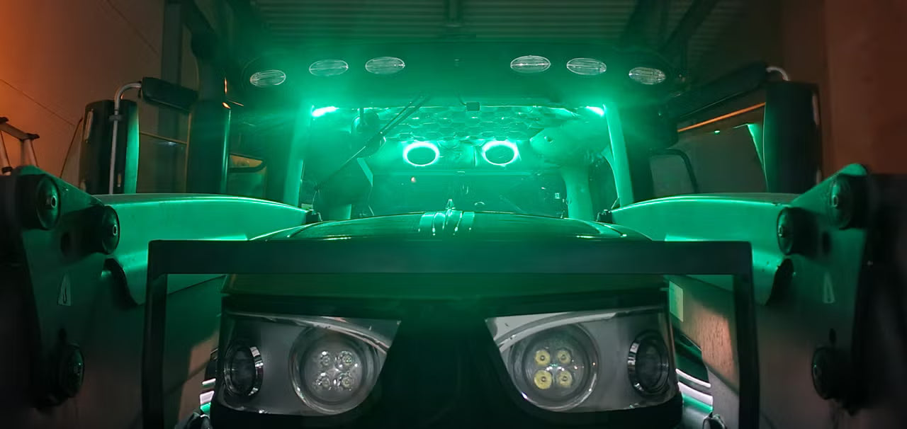 LED-lysringer til høyttalere 5,25"