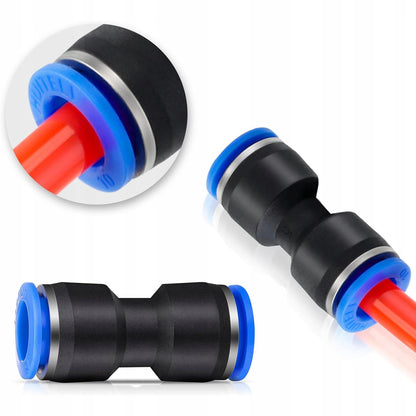 Pneumatisk koblingssett med Y- og T-fordelere 4–12 mm – 46 deler