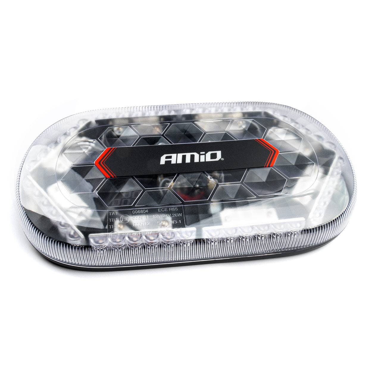 LED varsellysbjelke 33 cm med magnetfeste, R65- og R10-godkjent, 12–24 V, AMIO-03336