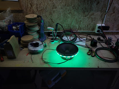 LED-lysringer til høyttalere 6,5"