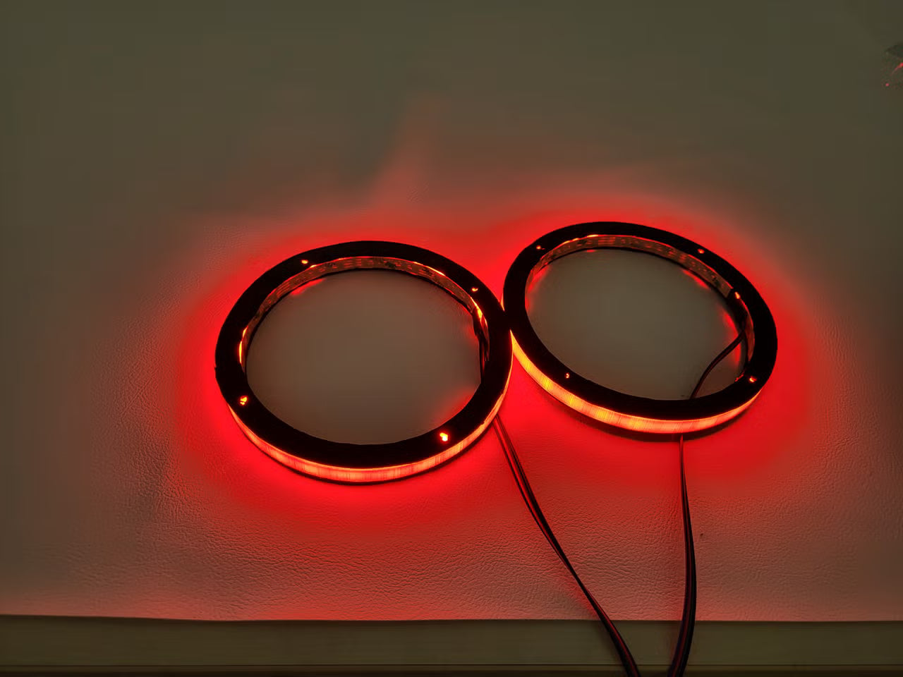 LED-lysringer til høyttalere 6,5"