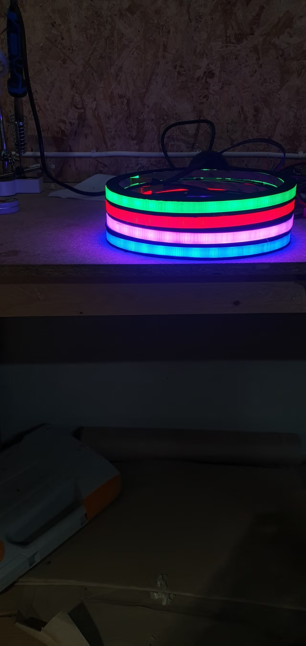 LED-lysringer til høyttalere 6,5"