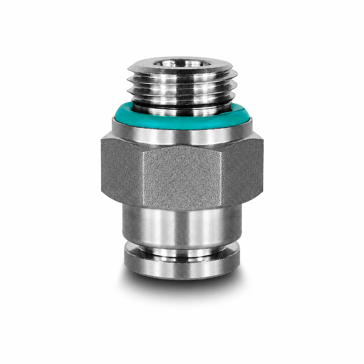 Rett innstikkskobling rustfritt stål 8 mm – 1/4" gjenge