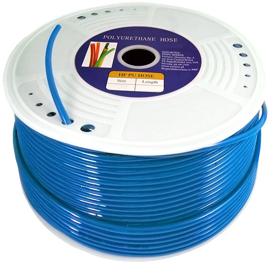 PE Luftslange 8 x 6 mm (Metervare) – Blå