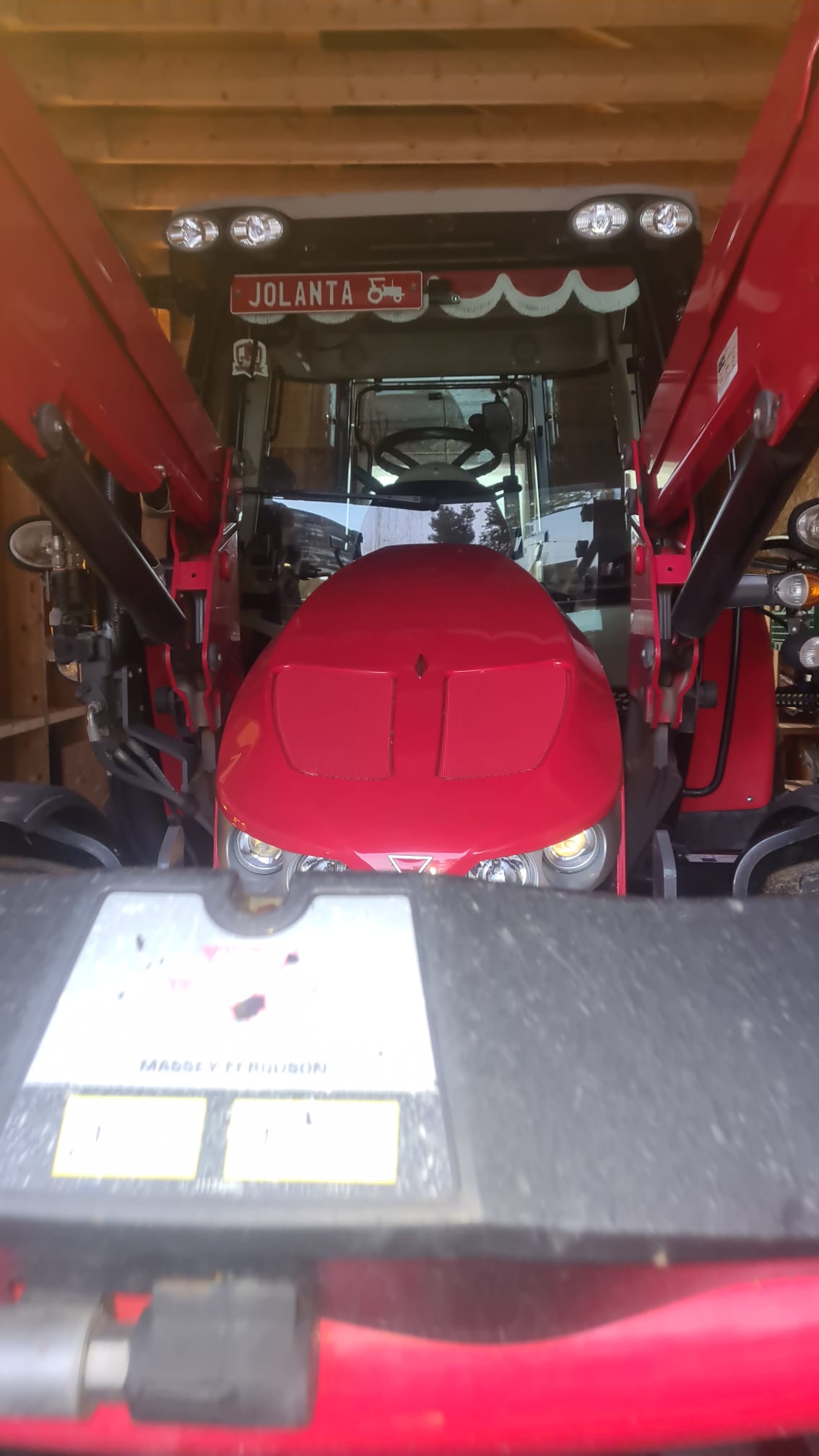 Frontkappe i Stoff til traktor Laget på Bestilling