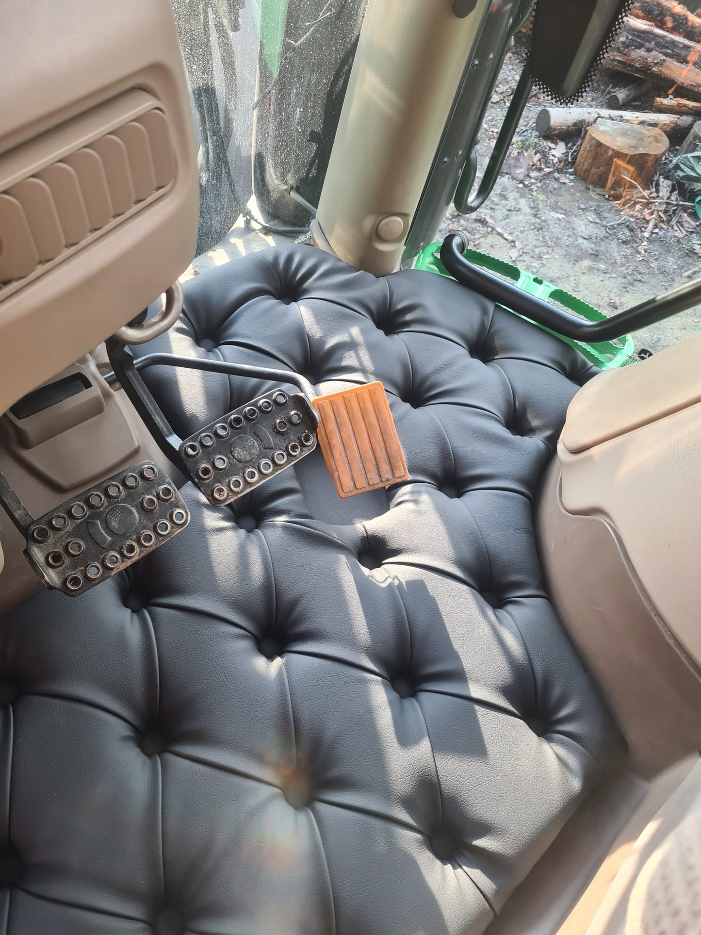 Gulvmatte med knapper