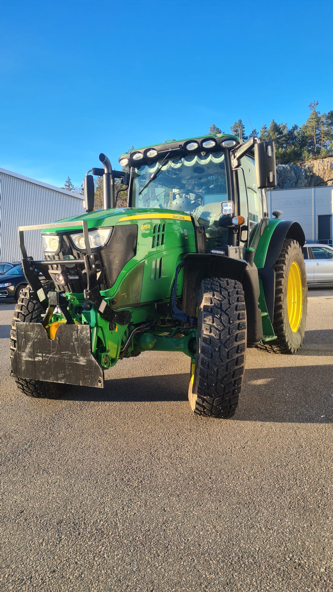 Frontkappe i Stoff  til traktor  135 cm- Klar til sending.