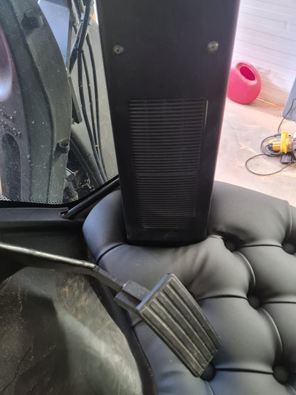 Gulvmatte med knapper.