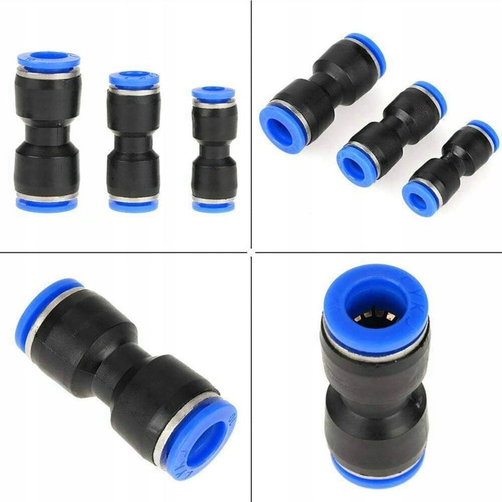 Innstikkobling sett 4-12mm (60 deler) – Push-in koblingssett for pneumatikk