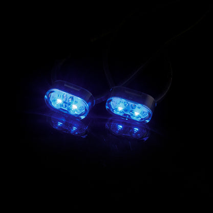 LED dysebelysning for åkersp røyte – 2 stk. blå spotsett HORPOL-ZLD 2645/2