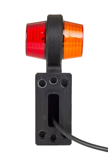 Markeringslys LED oransje/rød, venstre, med lang arm, HORPOL - LD 2620