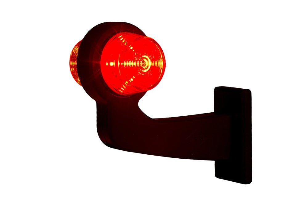 Markeringslys LED oransje/rød, venstre, med lang arm, HORPOL - LD 2620