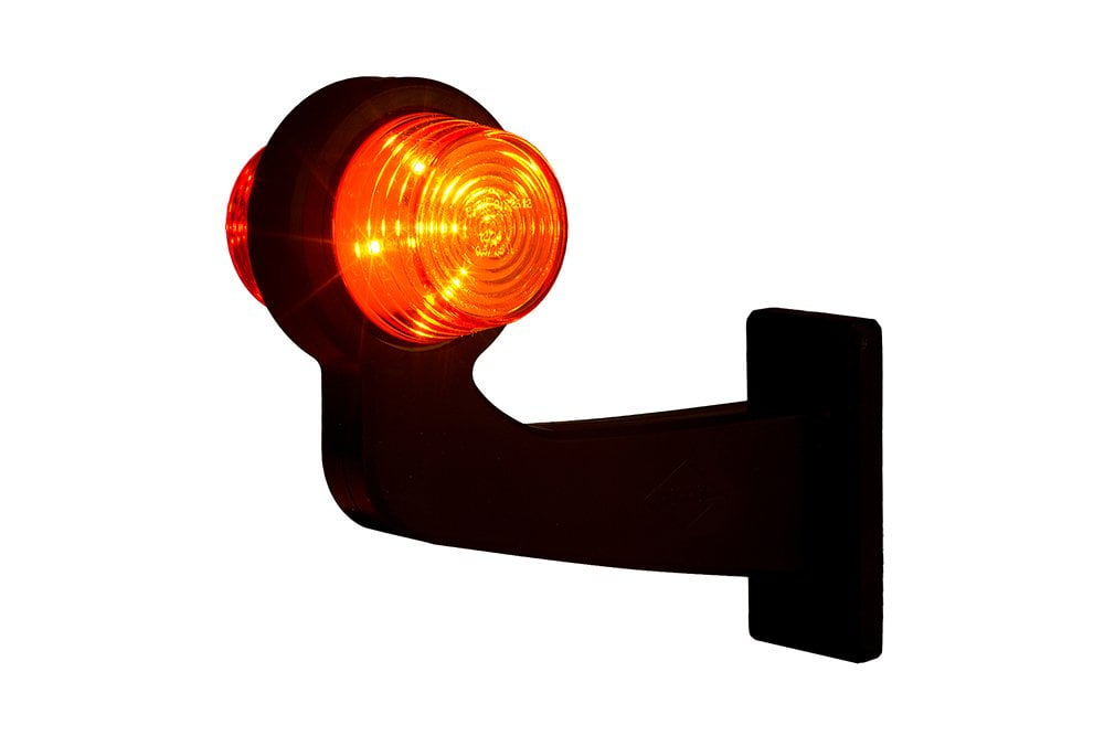 Markeringslys LED oransje/rød, høyre, med lang arm, HORPOL - LD 2621