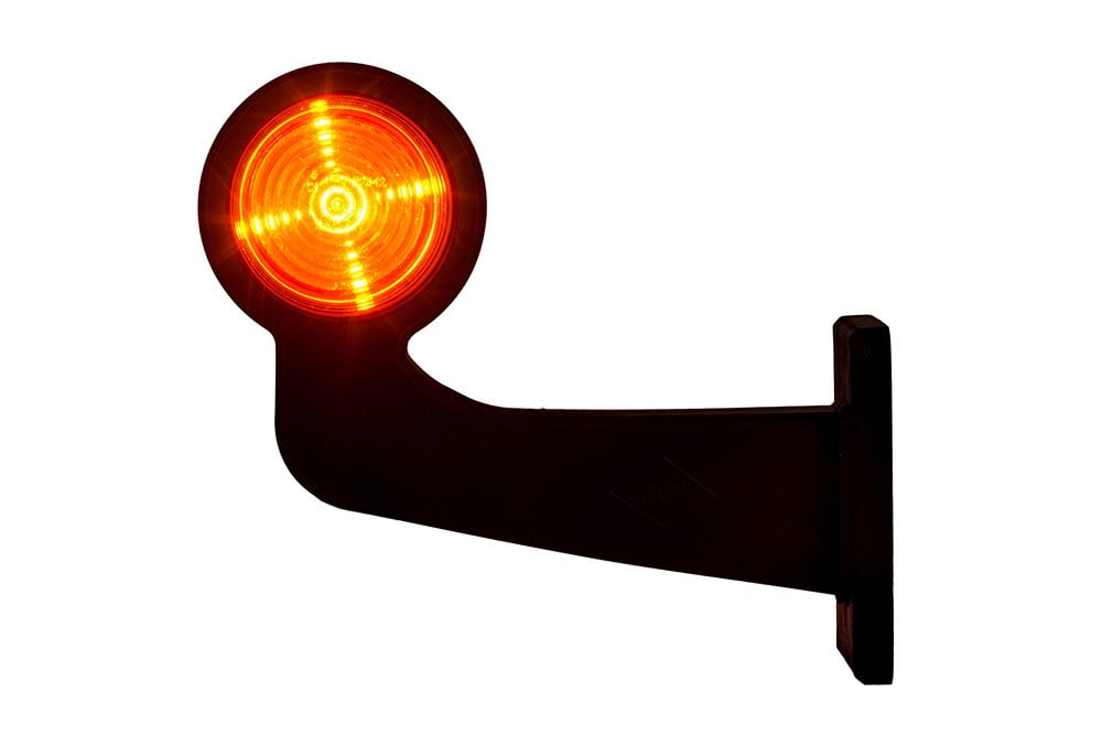 Markeringslys LED oransje/rød, høyre, med lang arm, HORPOL - LD 2621