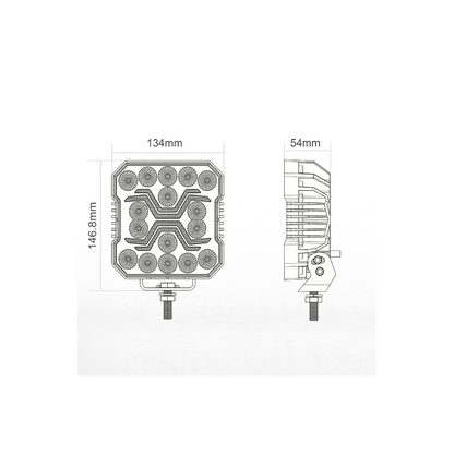 X-SPIDER 1, LED arbeidslys 60W, KAMAR - L0194