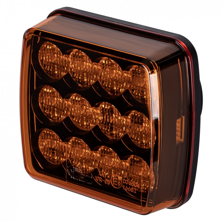 LED strobelys, 5W, 12 LED, 12/24V, Magnet, KAMAR - LW0044