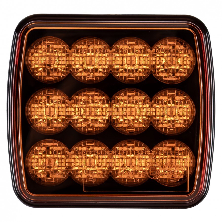 LED strobelys, 5W, 12 LED, 12/24V, Magnet, KAMAR - LW0044