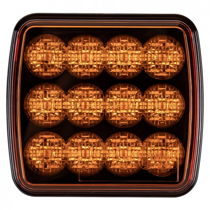 LED strobelys, 5W, 12 LED, 12/24V, Magnet, KAMAR - LW0044