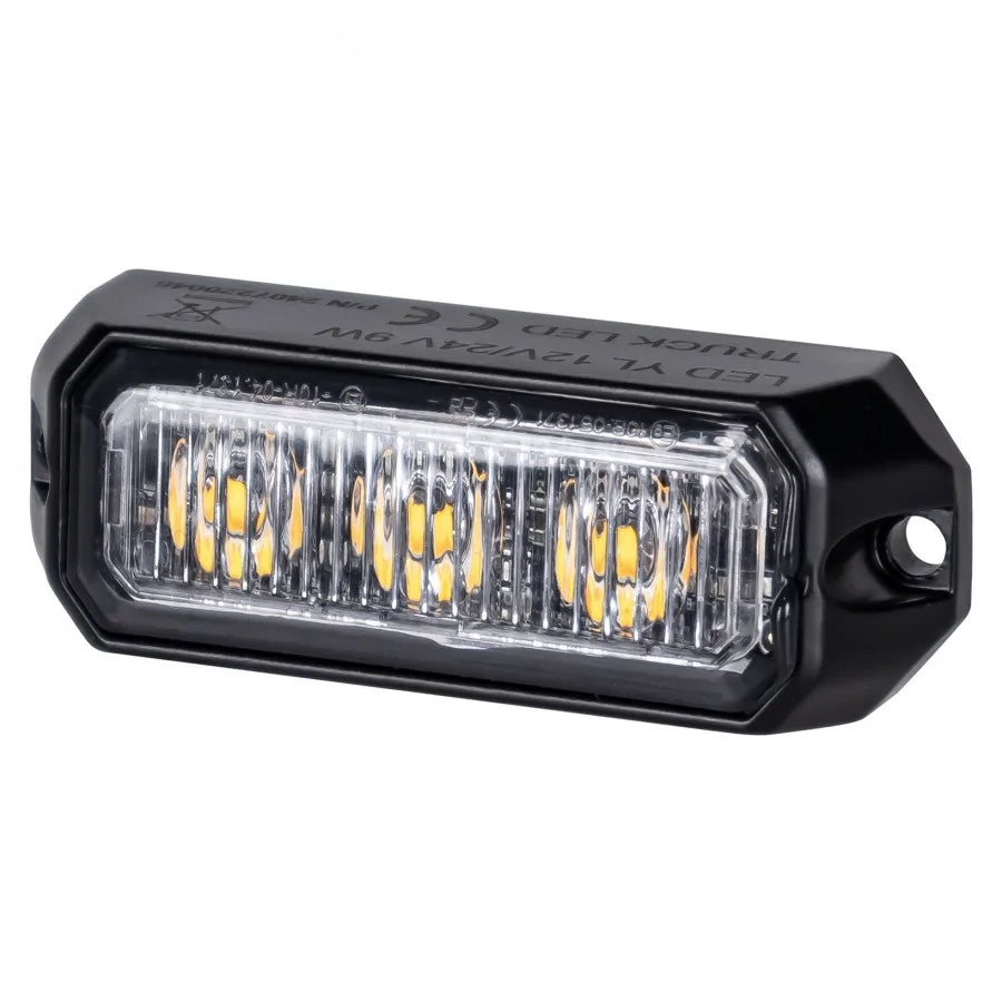 LED strobelys, 9W, 3 LED, 12/24V, KAMAR - LW0023-1
