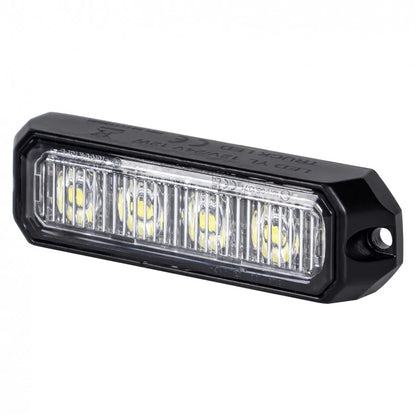 LED strobelys, 12W, 4 LED, Hvit, 12/24V, KAMAR - LW0025-W-1