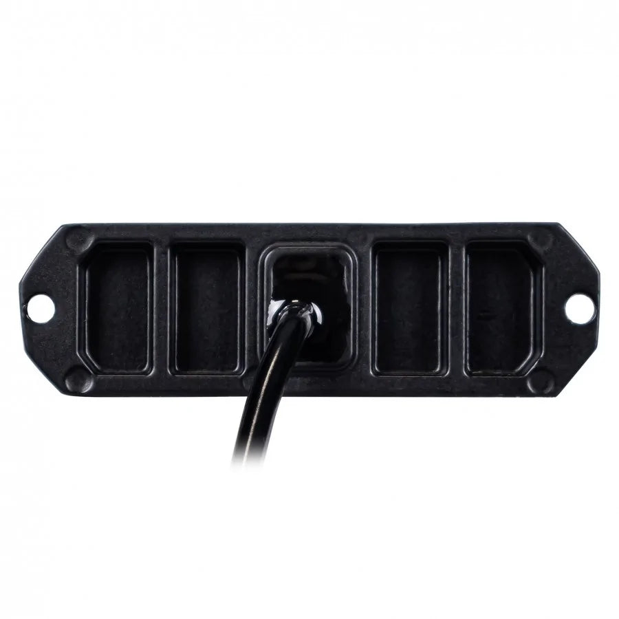 LED strobelys, 12W, 4 LED, Hvit, 12/24V, KAMAR - LW0025-W-1
